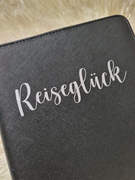 personalisierter Organizer Reiseglück