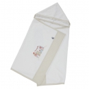 Duschtuch mit Kapuze Hausboot, beige